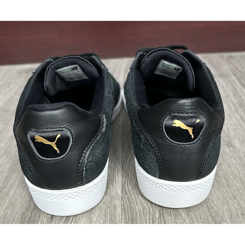 PUMA Suede Gum Match Women's Black Sneakers Size 9.5 Shoes - Picture 5 of 7